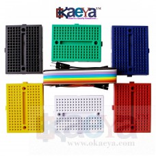 OkaeYa -25 tiepoints Ultra Mini breadboard(6pcs bread board+plate)